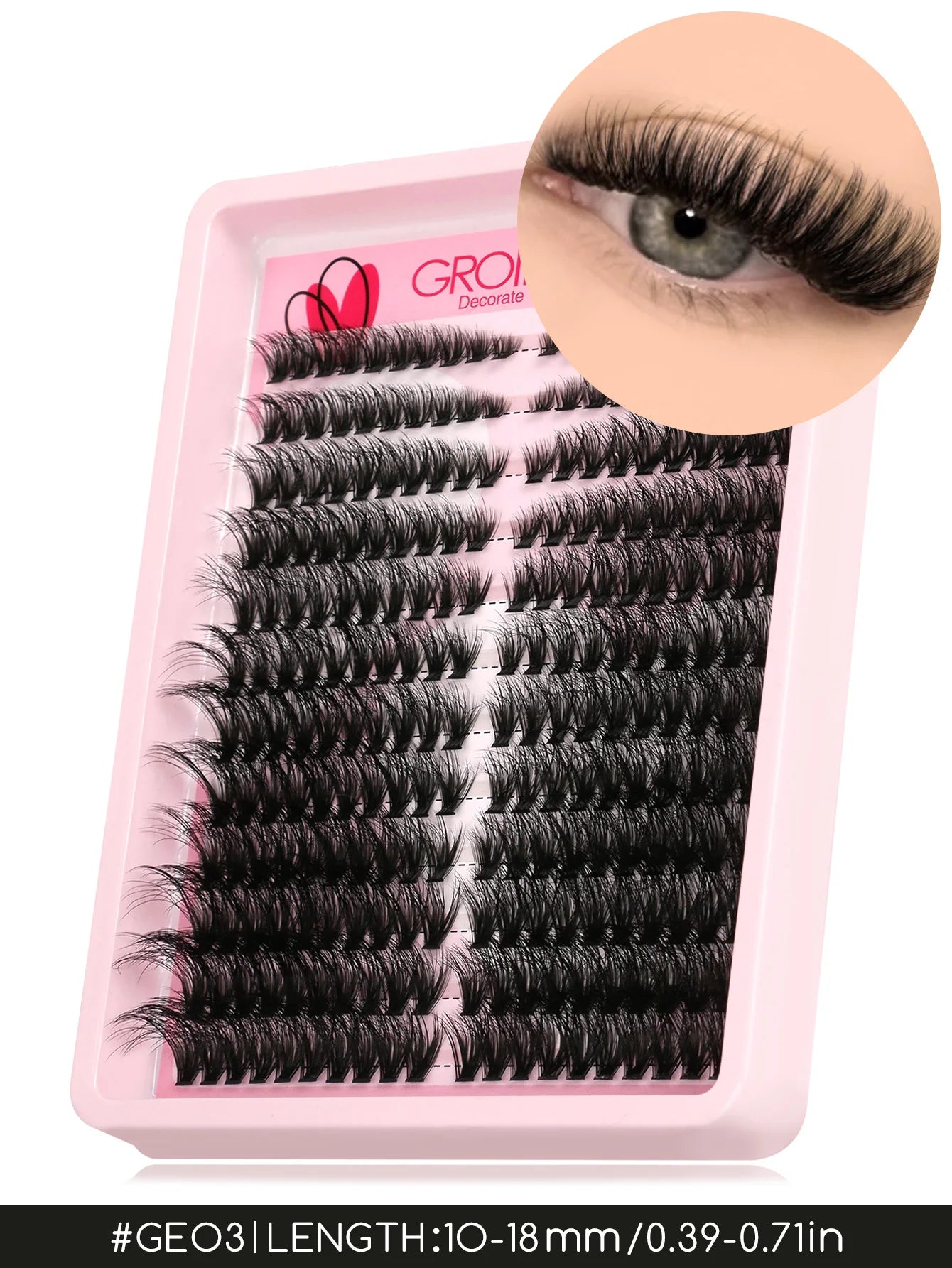 GROINNEYA-Luxury 3D Faux Mink Eyelashes