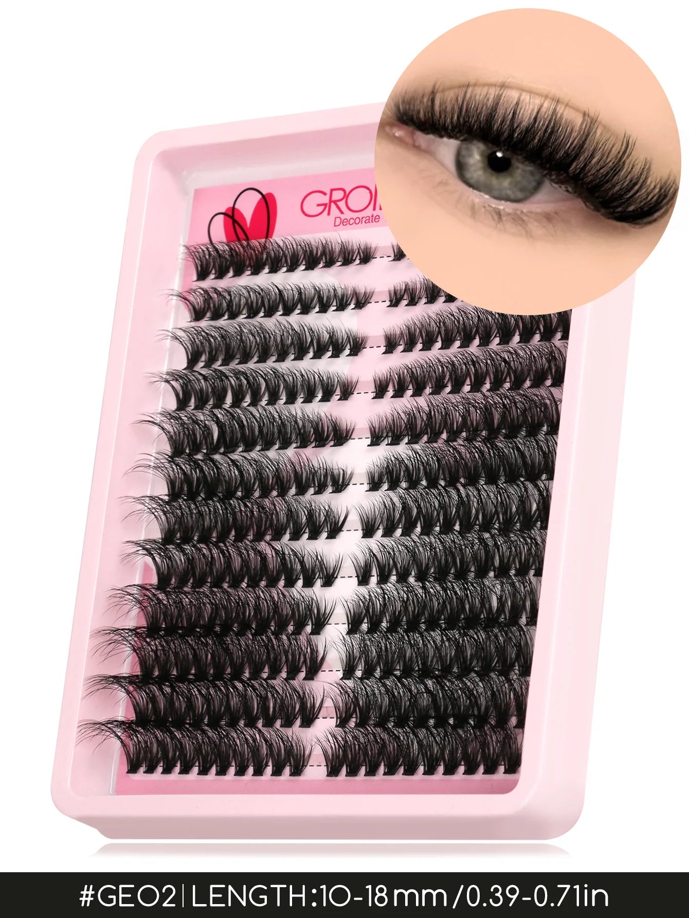 GROINNEYA-Luxury 3D Faux Mink Eyelashes