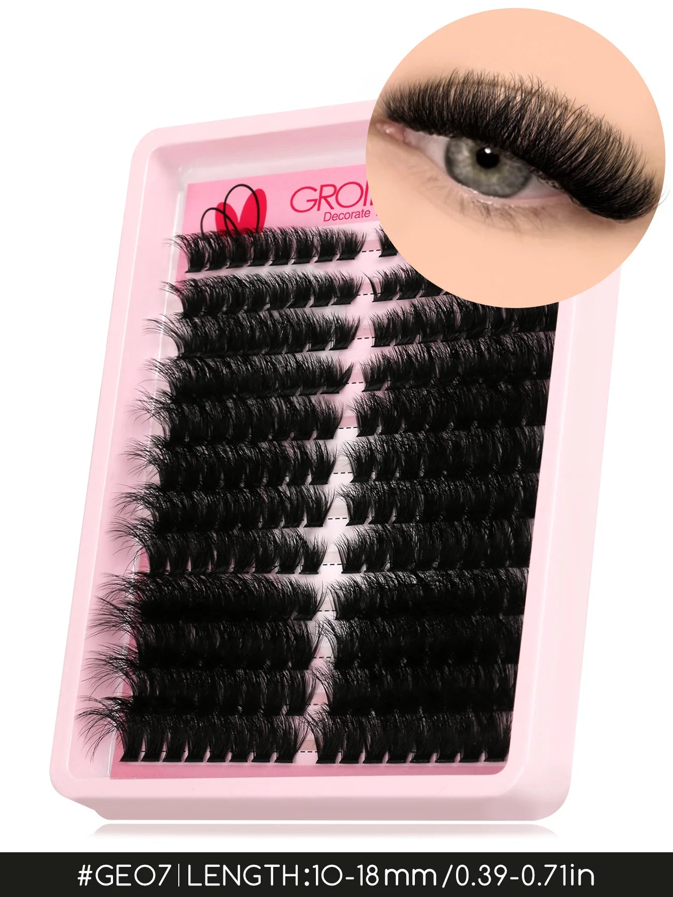 GROINNEYA-Luxury 3D Faux Mink Eyelashes