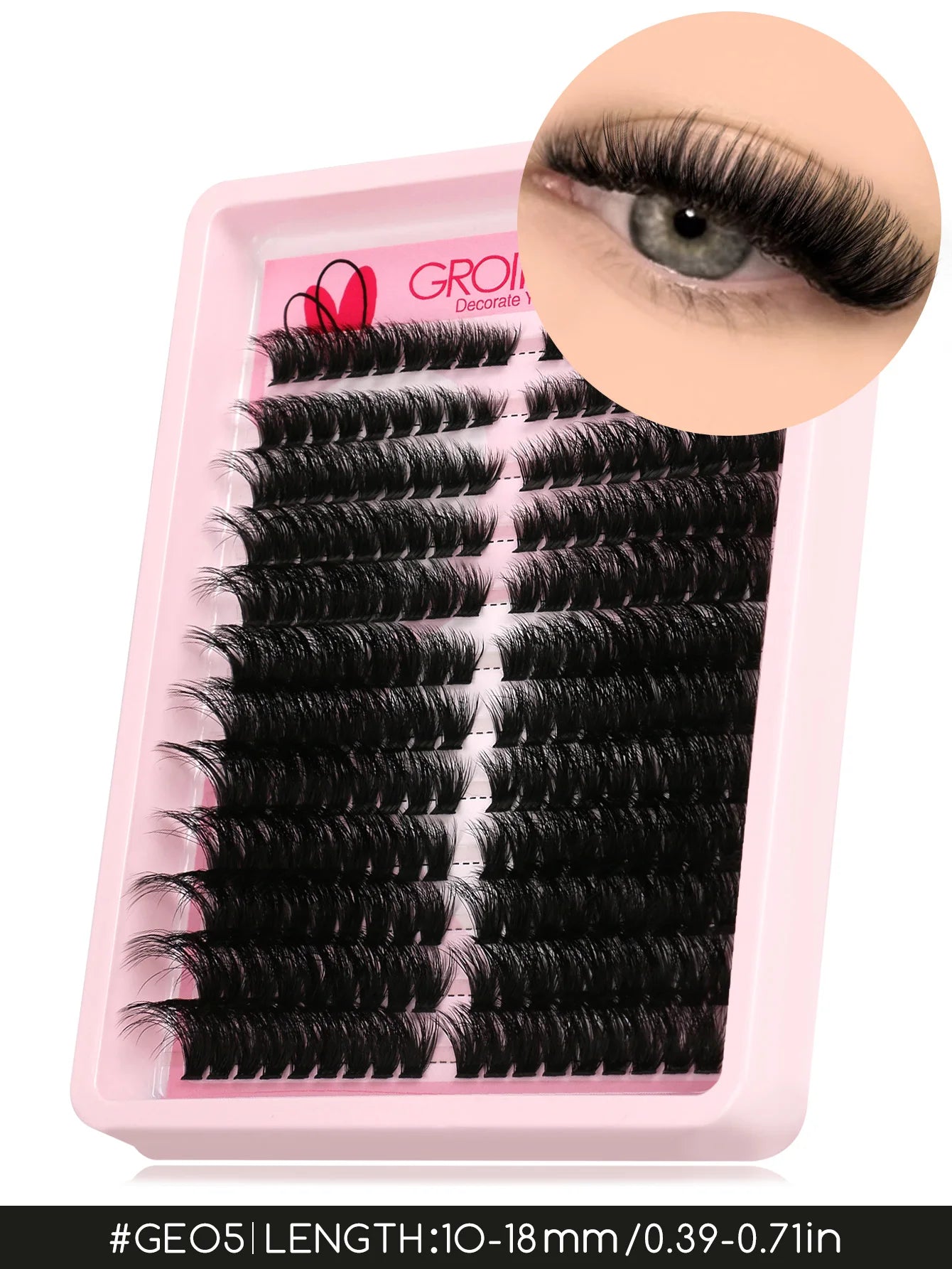 GROINNEYA-Luxury 3D Faux Mink Eyelashes