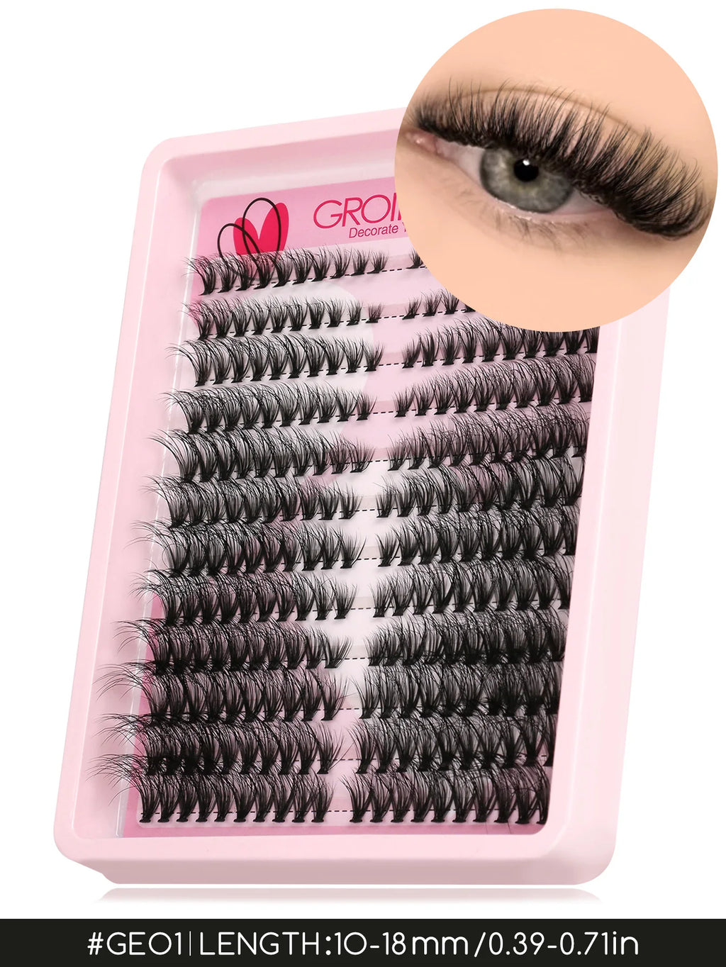 GROINNEYA-Luxury 3D Faux Mink Eyelashes